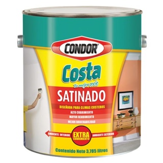 Condor Costa Satin Blanco Galon Pad3000-1G